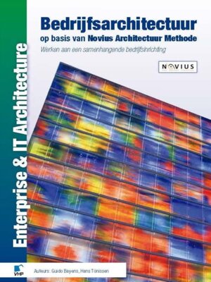 cover image of Bedrijfsarchitectuur op basis van Novius Architectuur Methode